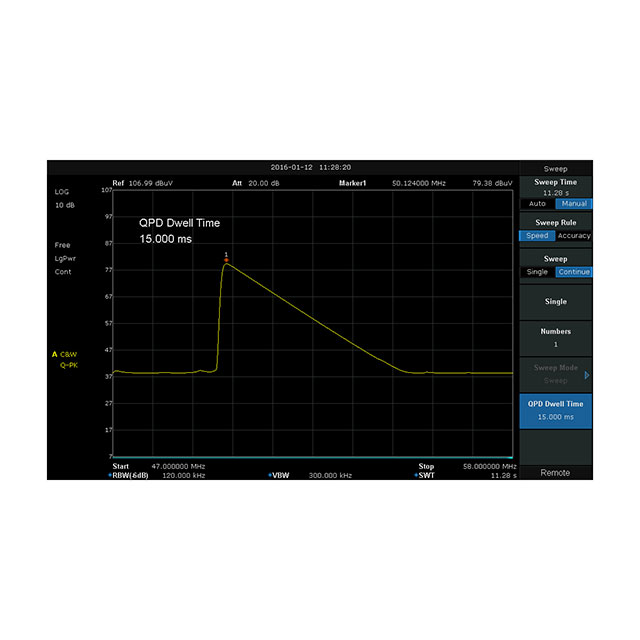 The model is T3VNA-EMI