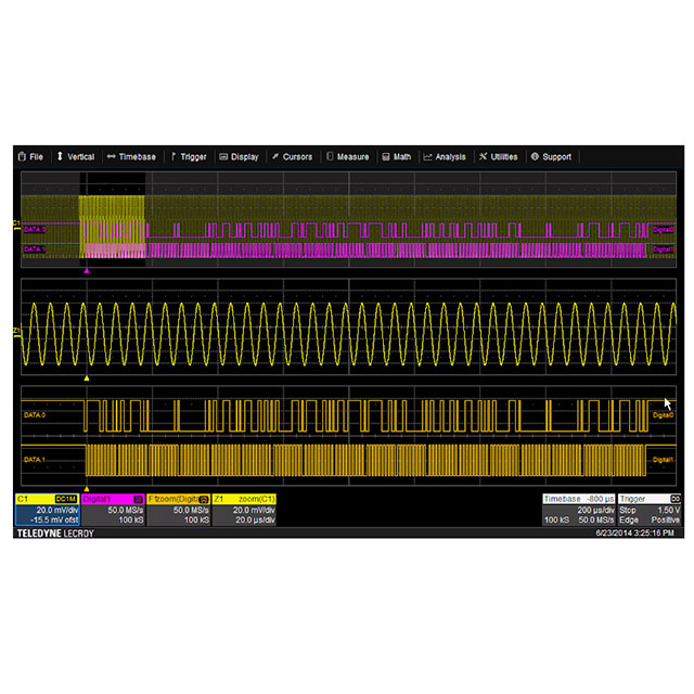 The model is T3DSO1000-MSO